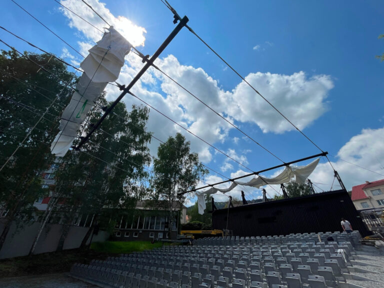 LETNÍ KINO PRACHATICE – ZASTŘEŠENÍ HLEDIŠTĚ 1